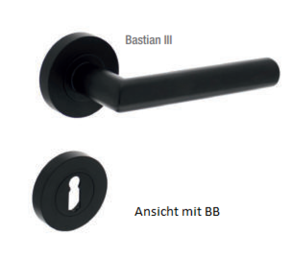 ProGriff-Türdrückergarnitur Bastian Anthrazit
